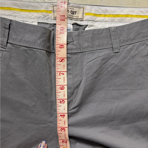Old Navy Women's Perfect Boot Cut Khaki Pants Size 16 Petite Grey New High Rise - Picture 4 of 7